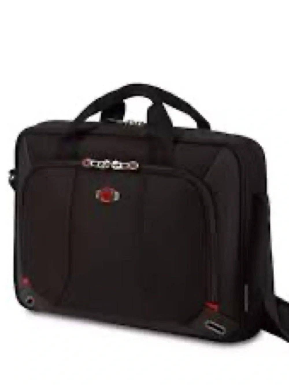 Wenger Black Laptop Shoulder Bag with Top Handles
